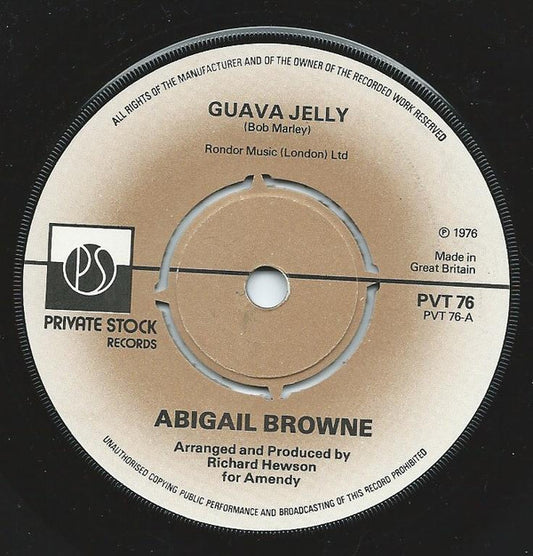 Abigail Browne - Guava Jelly (7", Single)