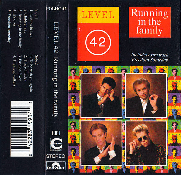 Level 42 - Running In The Family (Cass, Album)