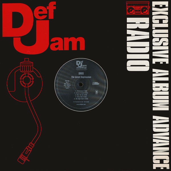 DMX - The Great Depression (2xLP, Advance, Album, Promo)