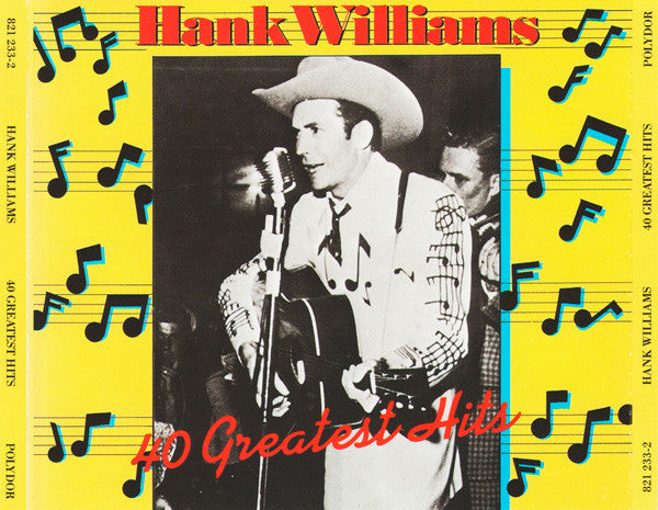 Hank Williams - 40 Greatest Hits (2xCD, Comp, RE)