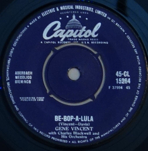 Gene Vincent - Be-Bop-A-Lula (7")