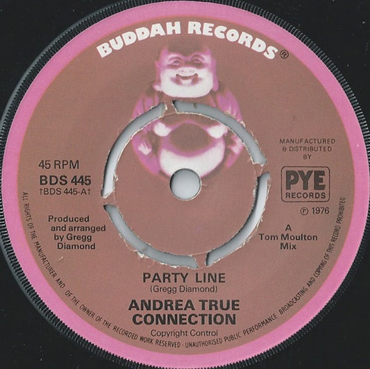 Andrea True Connection - Party Line (7", Single, 4 P)