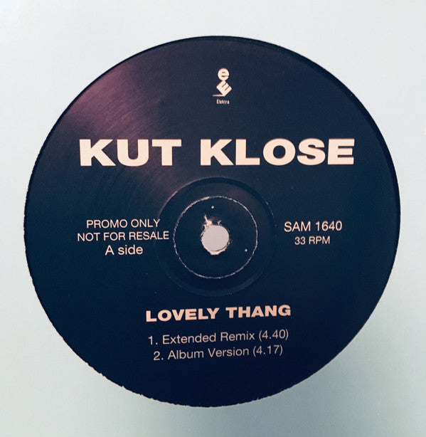 Kut Klose - Lovely Thang (12", Promo)