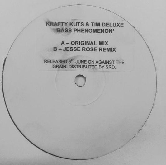 Krafty Kuts & Tim Deluxe - Bass Phenomenon (12", Promo)