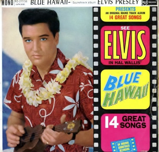 Elvis Presley - Blue Hawaii (LP, Album, Mono)