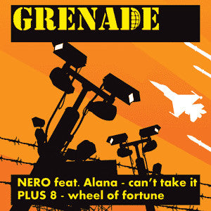 Nero (5) ft Alana / Plus 8 (2) - Can't Take It / Wheel Of Fortune (12")