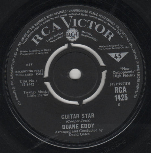 Duane Eddy - Guitar Star (7", Single, Mono)