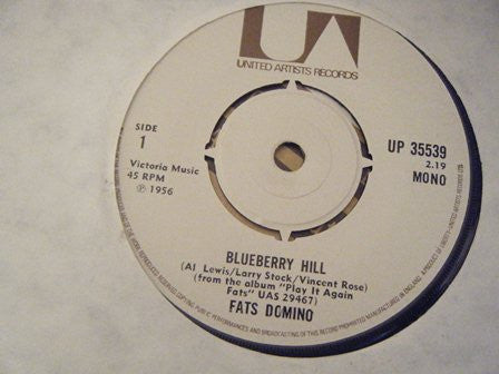 Fats Domino - Blueberry Hill (7", Single, Mono)