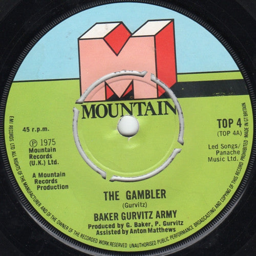 Baker Gurvitz Army - The Gambler (7")