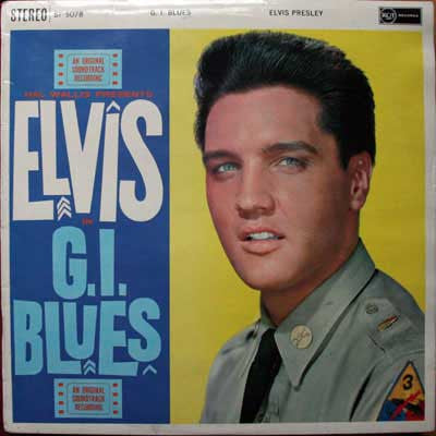Elvis Presley - G.I. Blues (LP, Album, 1st)