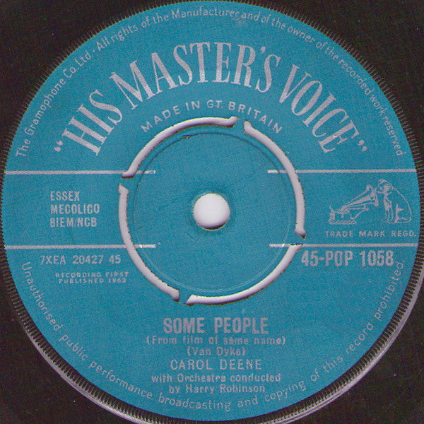 Carol Deene - Some People (7", Single)