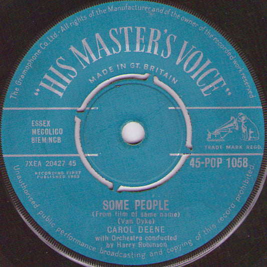 Carol Deene - Some People (7", Single)