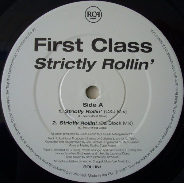First Class (7) - Strictly Rollin' (12")