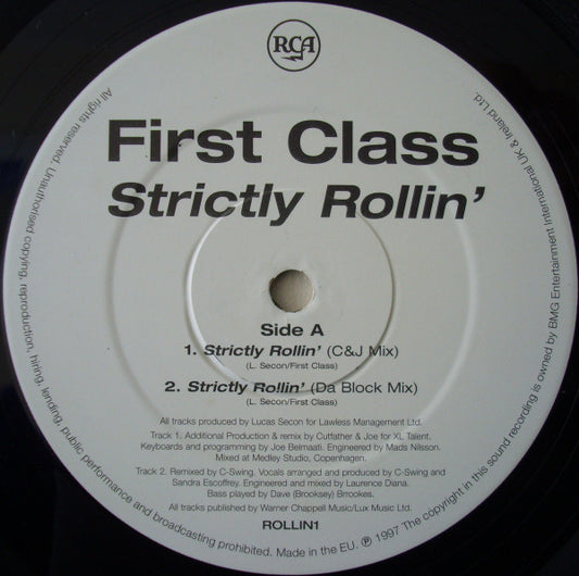 First Class (7) - Strictly Rollin' (12")