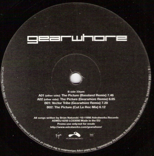Gearwhore - The Picture (12", Promo)