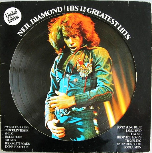 Neil Diamond - His 12 Greatest Hits (LP, Comp, Ltd, Pic)