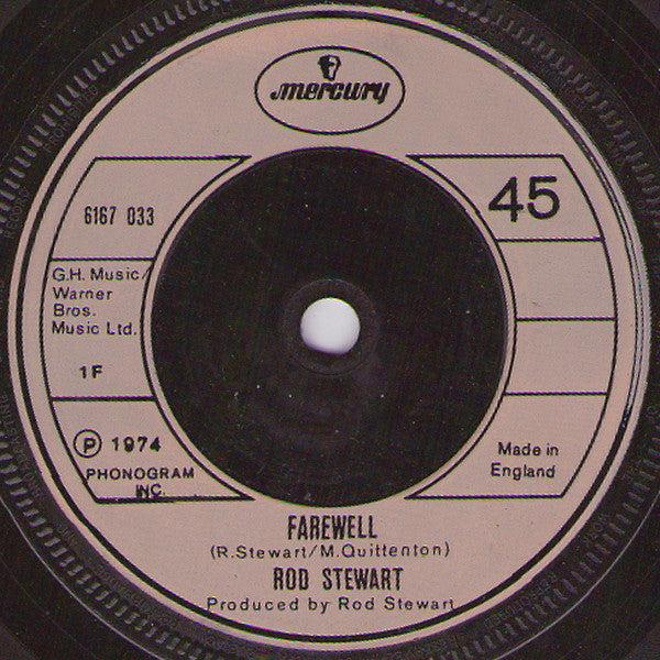 Rod Stewart - Farewell (7", Single)