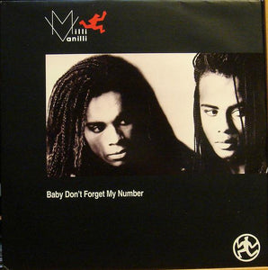 Milli Vanilli - Baby Don't Forget My Number (12")