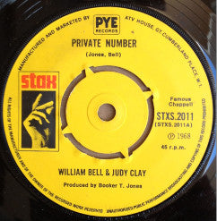 Judy Clay & William Bell - Private Number / My Baby Specializes (7", Single)