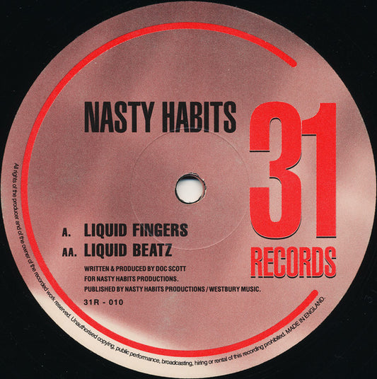 Nasty Habits - Liquid Fingers / Liquid Beatz (12")