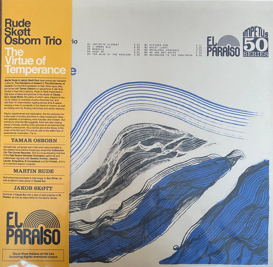 Rude Skøtt Osborn Trio - The Virtue of Temperance (LP, Ltd, Bla)