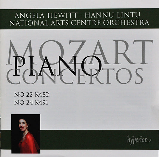 Mozart*, Angela Hewitt, National Arts Centre Orchestra, Hannu Lintu - Piano Concertos Nos 22 & 24 (CD, Album)