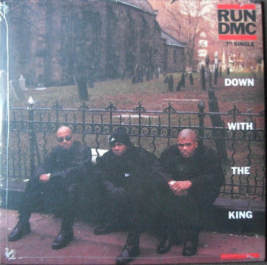 Run-DMC - Down With The King / Come On Everybody (7", RP, Red)