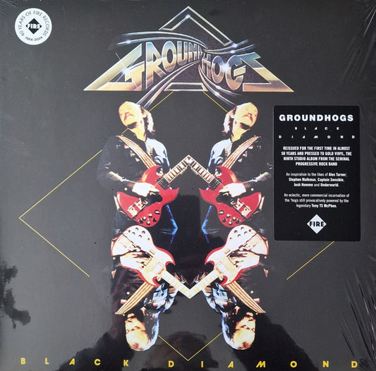 Groundhogs* - Black Diamond (LP, Album, RSD, RE, Gol)