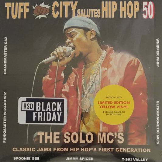Various - Tuff City Salutes Hip Hop 50: The Solo MC's (LP, Comp, Yel + 7", Single + RSD, Ltd)