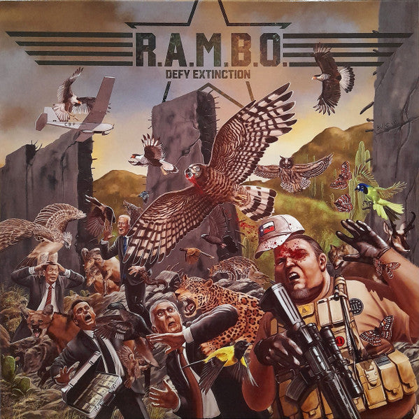 R.A.M.B.O. - Defy Extinction (LP, Album, Yel)