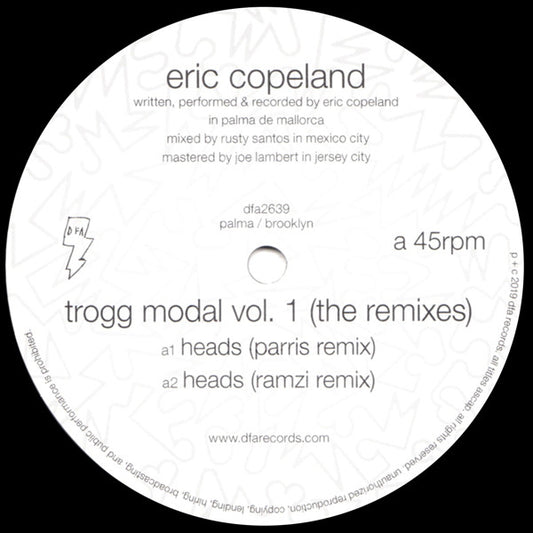 Eric Copeland (2) - Trogg Modal Vol. 1 (The Remixes) (12", Single)