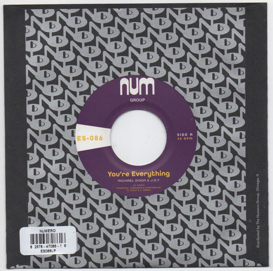 Michael Dixon & J.O.Y. - You're Everything (7", RE)