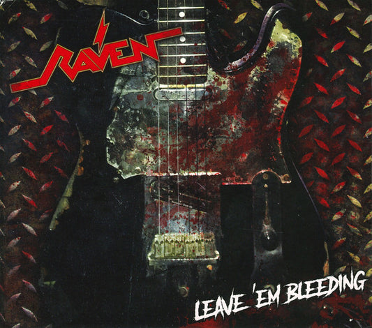 Raven (6) - Leave 'Em Bleeding (CD, Comp)