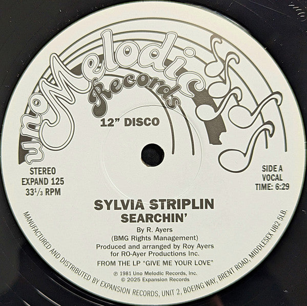 Sylvia Striplin - Searchin' (12", RE)