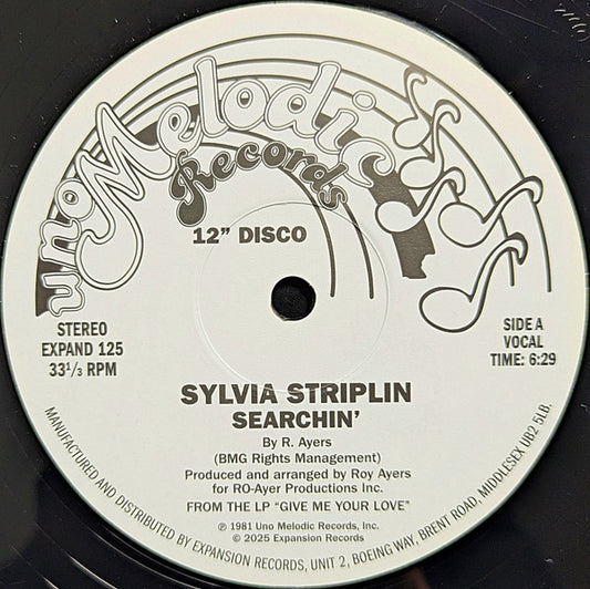 Sylvia Striplin - Searchin' (12", RE)
