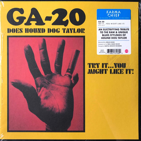 GA-20 - GA-20 Does Hound Dog Taylor: Try It...You Might Like It! (LP, Album, Ltd, Sal)
