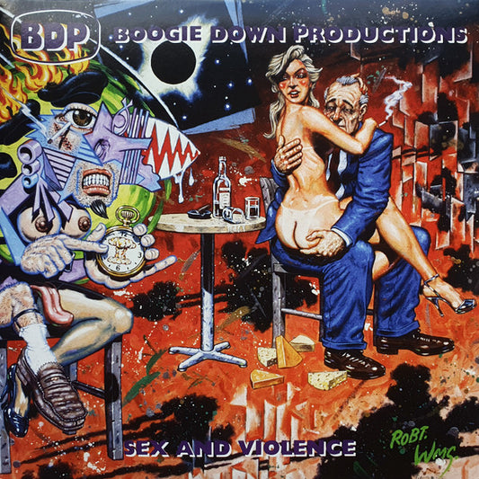 Boogie Down Productions - Sex And Violence  (2xLP, Album, Ltd, RE, Pur)