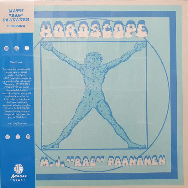 M.J. "Rag" Paananen* - Horoscope (LP, Album, Ltd, RE)