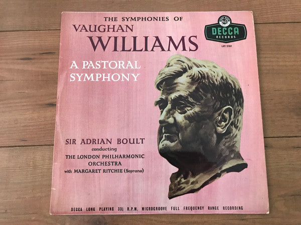 Ralph Vaughan Williams - A Pastoral Symphony (LP, Mono)