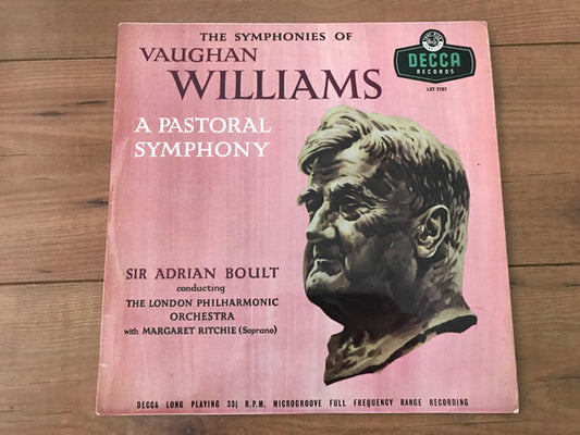 Ralph Vaughan Williams - A Pastoral Symphony (LP, Mono)