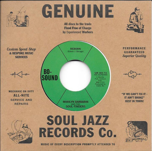 Marilyn Barbarin And The Soul Finders (2) - Reborn / Believe Me (7", Single, RP)