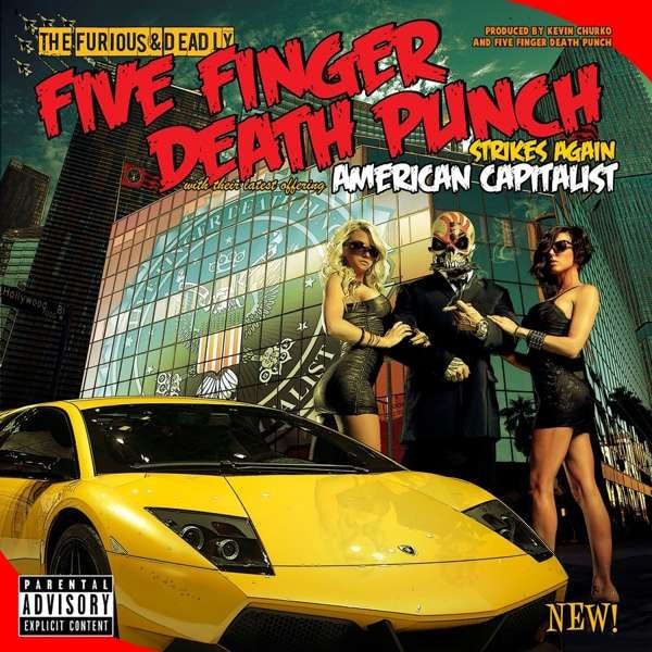 Five Finger Death Punch - American Capitalist (CD, Album, RE)