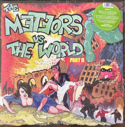 The Meteors (2) - The Meteors Vs. The World - Part II (LP, Album, Ltd, RE, Tra)