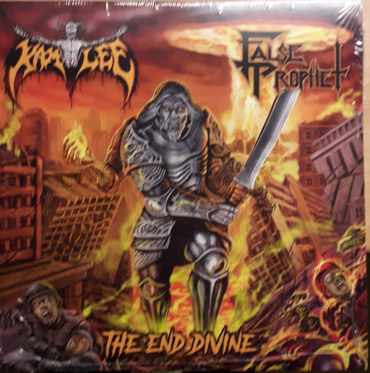 Kam Lee (2) / False Prophet (6) - The End Divine (7", EP, Yel)