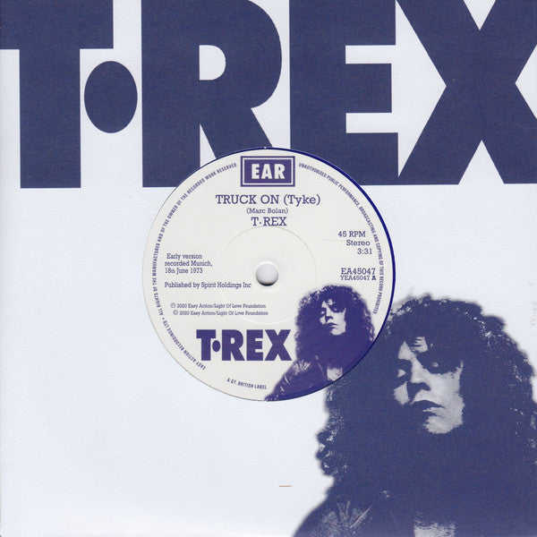 T. Rex - Truck On (Tyke) (7", Ltd, Blu)