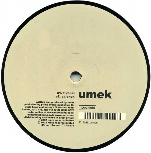 Umek - Tikonal (12")