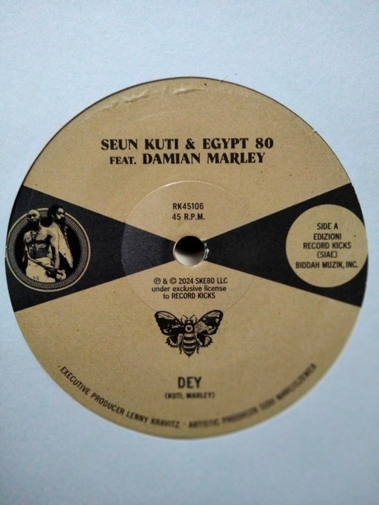 Seun Kuti & Egypt 80* feat.  Damian Marley - Dey (7", Ltd, Cle)