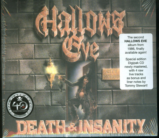 Hallows Eve - Death & Insanity (CD, Album, RE, Dig)