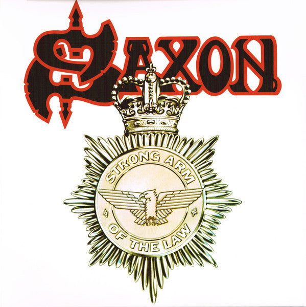 Saxon - Strong Arm Of The Law (LP, Album, Ltd, RE, Whi)