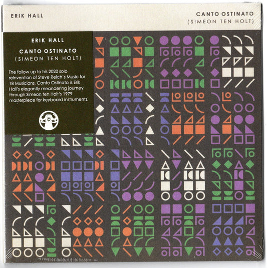 Erik Hall - Canto Ostinato (Simeon Ten Holt) (CD, Album)